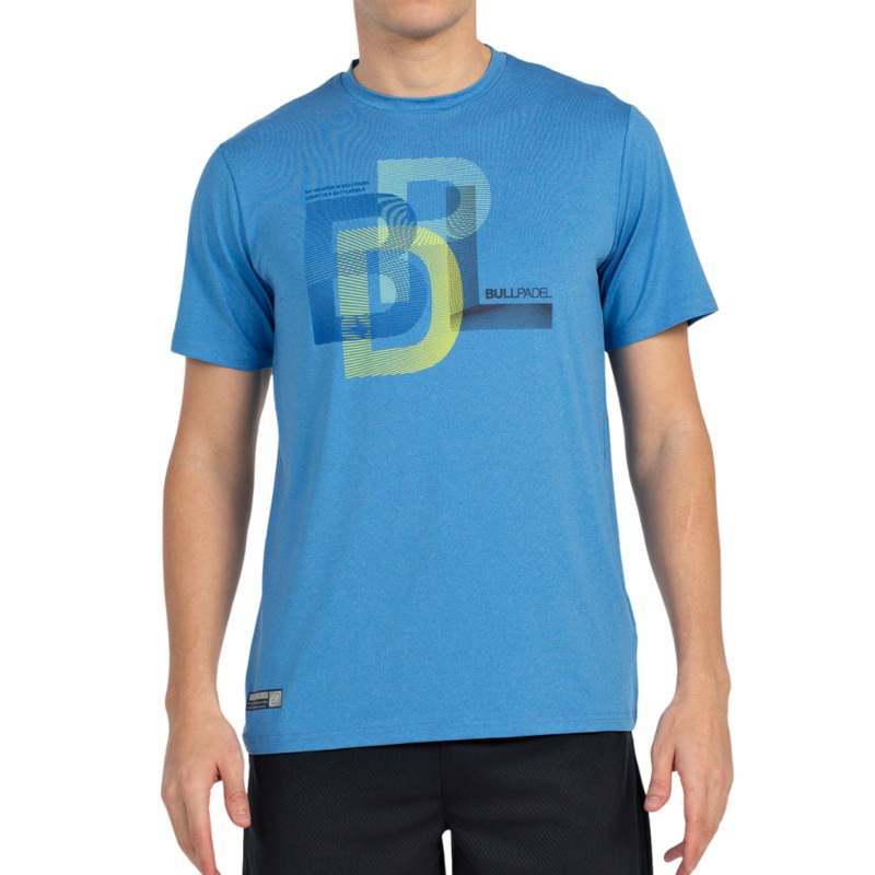 T-shirt Bullpadel Bebas Bleu|S|M|L|XL|XXL