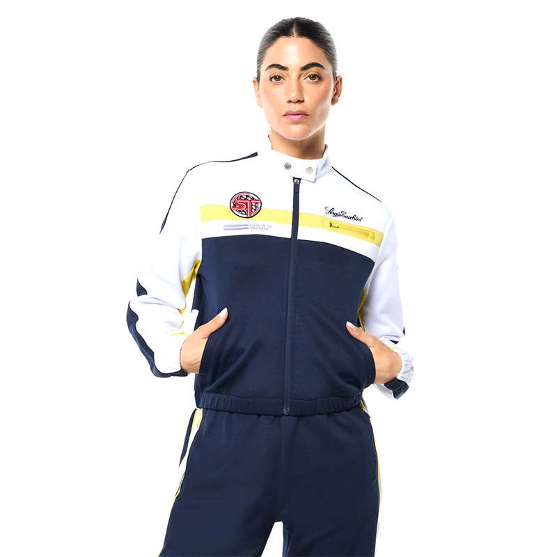 Sergio Tacchini Women’s Corsa Track Jacket – Maritime Blue
