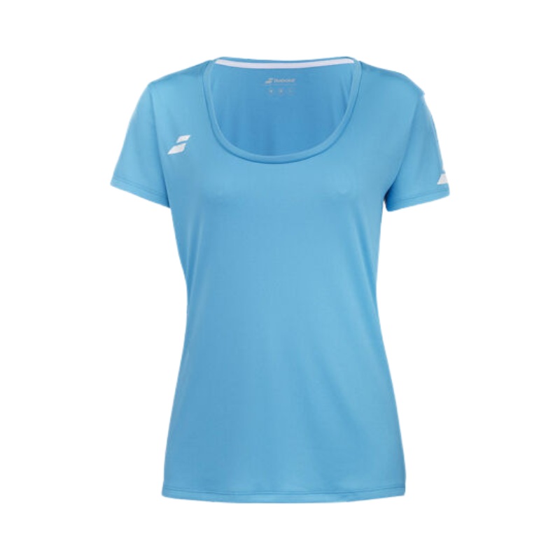 T-shirt Babolat Play Sleeve Top Bleu Clair Junior Girl