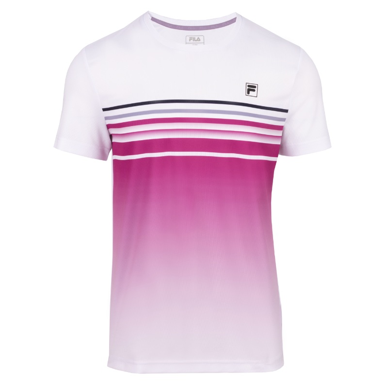 T-shirt Fila Miguel Blanc/Rose