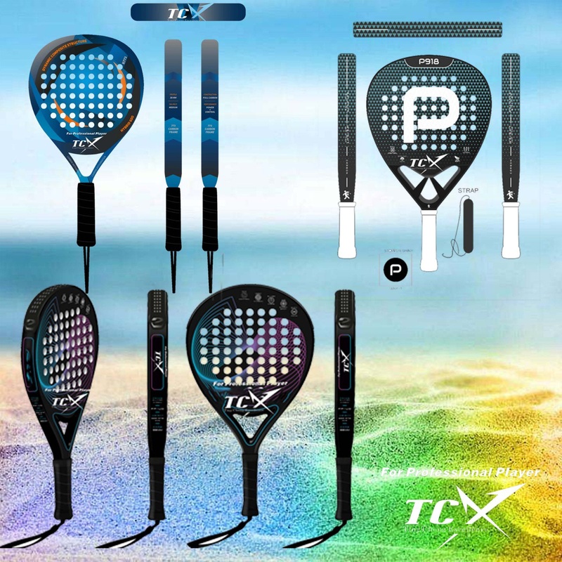 Beach Rackets Carbon Fiber Custom Design Paddle Professional Logo 2022 Good Quality Padel Tennis Racket Quality Manufacturer