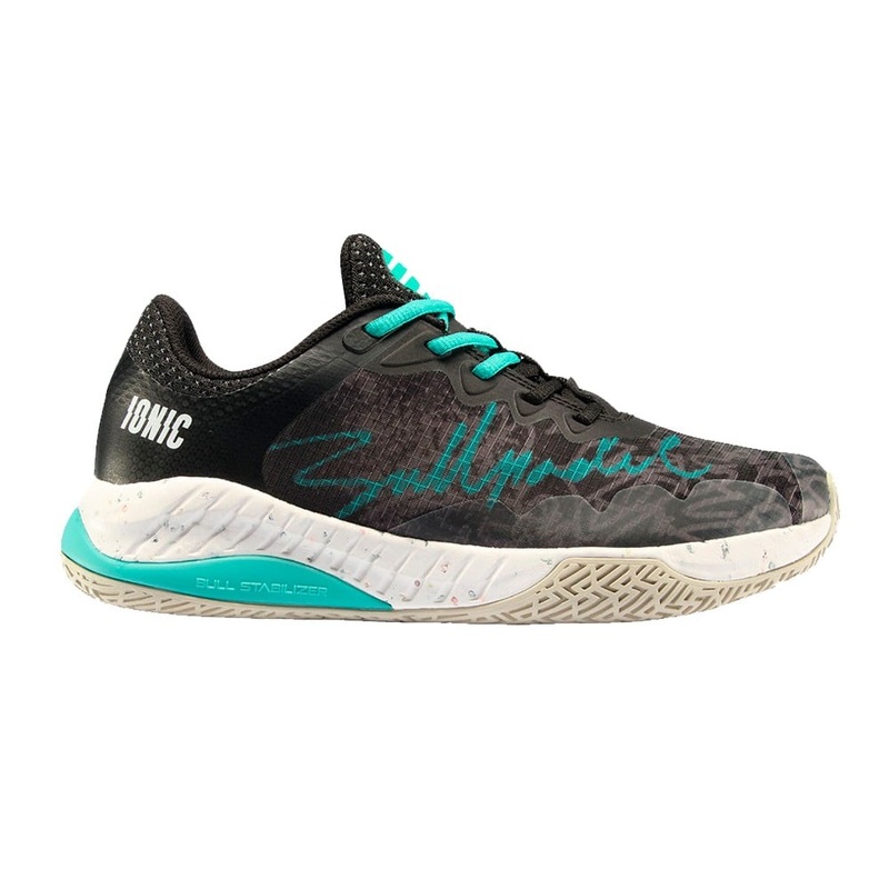 BULLPADEL IONIC W 24V Negro /Azul Turquesa (Zapatillas)
