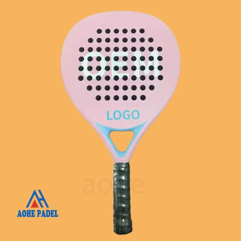 Padel Paddle Tennis Racket Carbon Fiber Pop Tennis Paddle Paddleball Racquets 3K, 18K